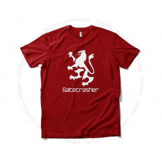 Camiseta Gatecrasher Bordo