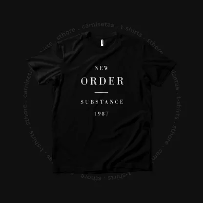Camiseta New Order Substance 1987